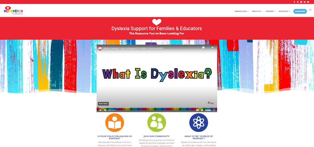 Dyfference Makers Landing Page Image